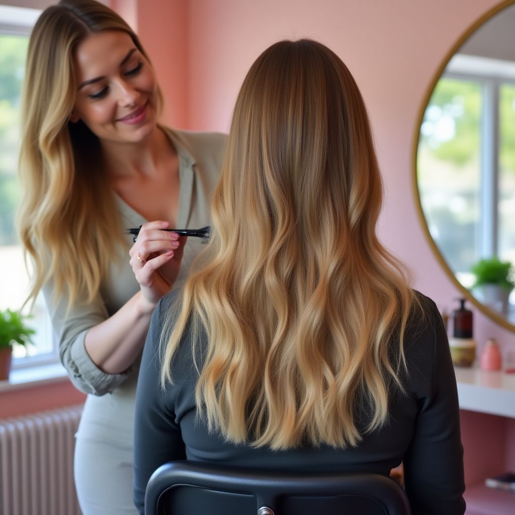 Hair coloring services